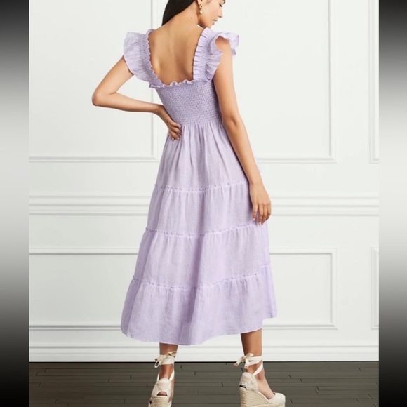 Hill House Home Ellie Nap Dress Lilac Stripe XXL NWT - Picture 5 of 16